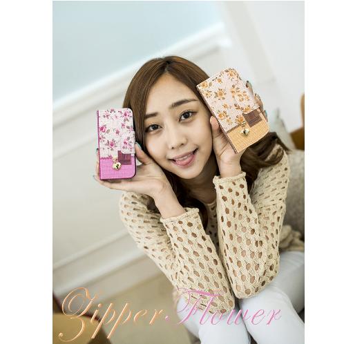 t-pocket ZipperFlower wallet type Design case